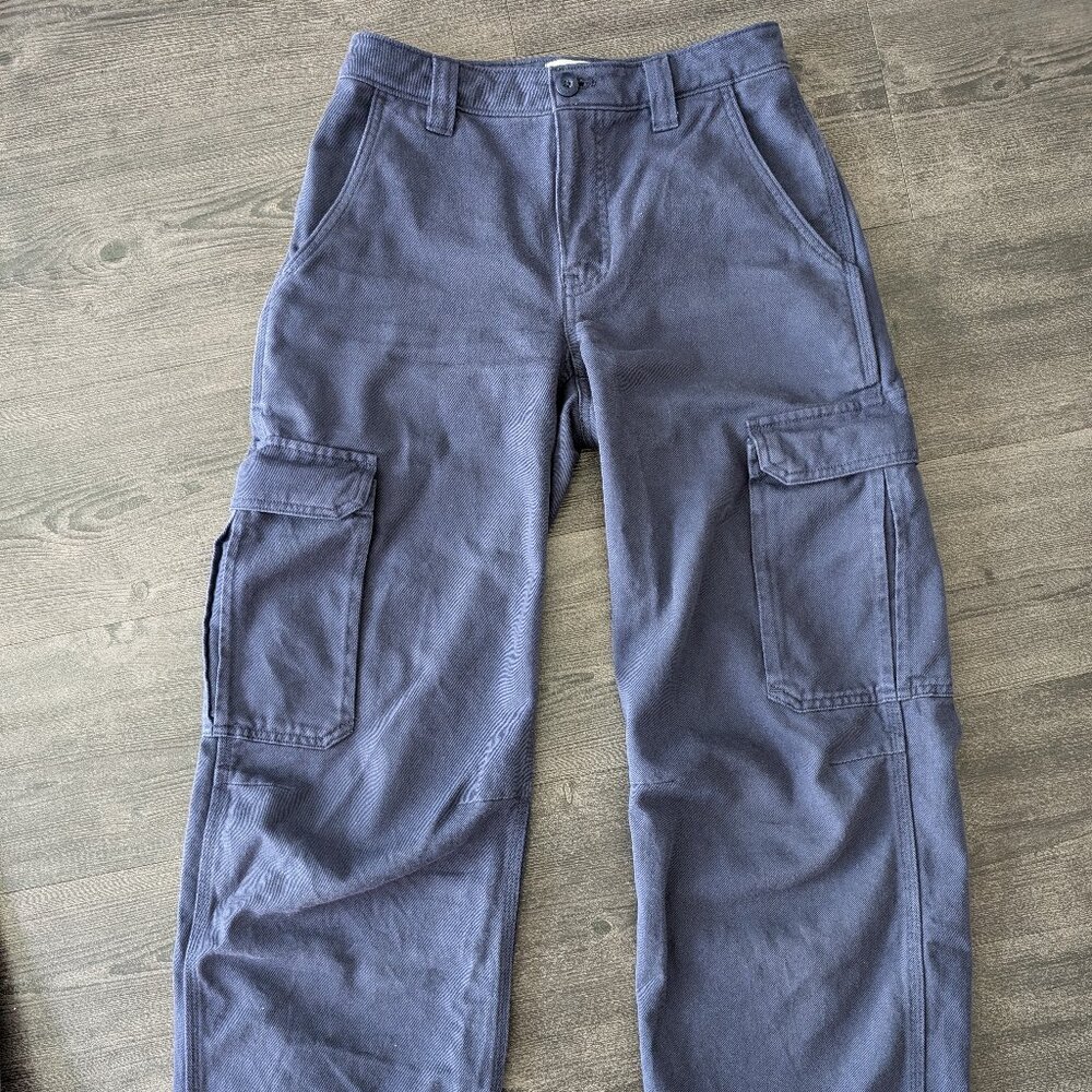 Aritzia TNA Navy Blue Cargo pant (Size 0)
